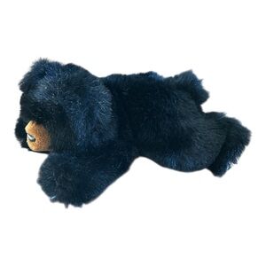 Purr-fection by MJG Vintage Black Bear Plush with Claws